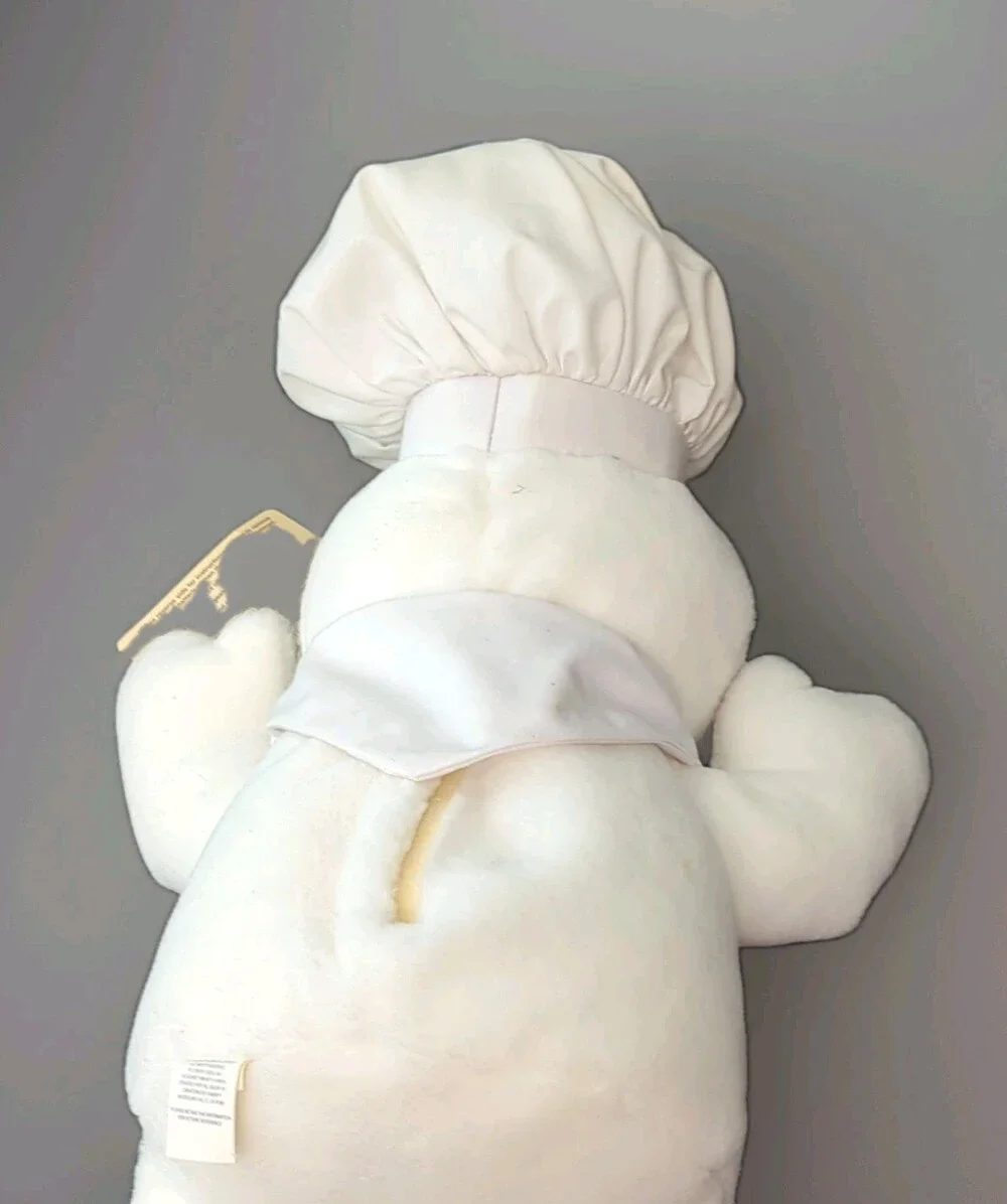 Pillsbury Doughboy Plush Advertising Doll White with Chef Hat